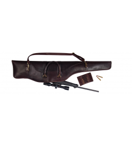 LEATHER RIFLE CASE